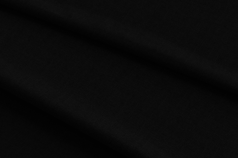 Materiał do szycia, 100% bawełna, Tkanina na metry, szer. 200 cm, Czarny (1)